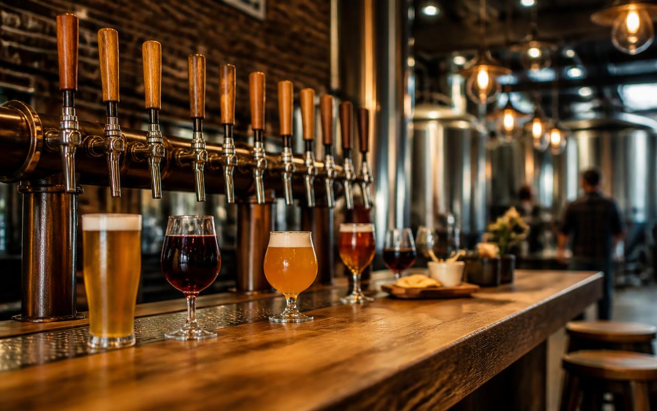 Wine Bars & Breweries using Revvo Tap review cards